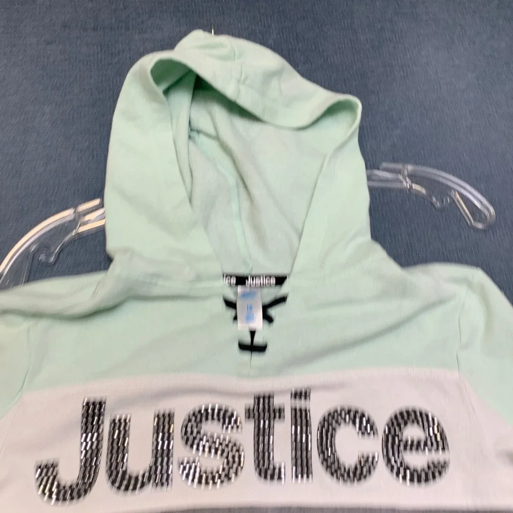 Justice cropped hoodie